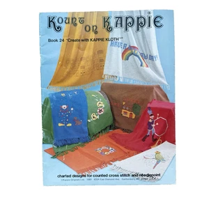 Cross-Stitch Patterns Book 24 on Kappie Create with Kappie Kloth Book 1981 - Picture 1 of 3