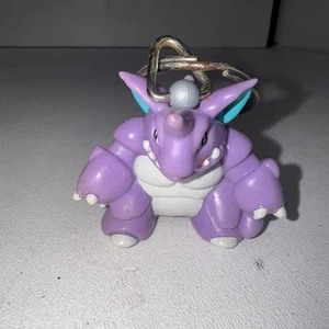 Vintage 1999 Pokémon Burger King Nidoking Key Chain Rare  - Picture 1 of 5