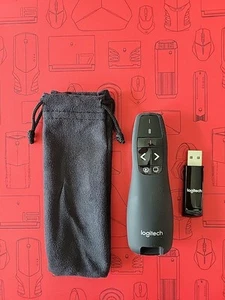 Logitech R400 Wireless Presenter Fernbedienung/Laser Top Zustand - Bild 1 von 5