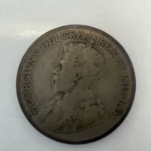 Cuarto de plata Canadá 1918 - Imagen 1 de 2
