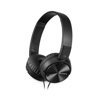 Sony MDRZX110NC Noise Canceling On Ear Headphones Black MDR-ZX110NC - Image 1 of 4
