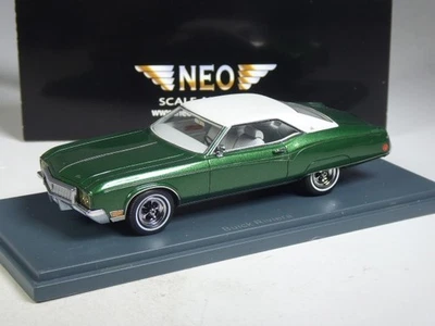 (KI-07-40) Neo Scale Models Buick Riviera Coupé grün metallic in 1:43 in OVP - Bild 1 von 2