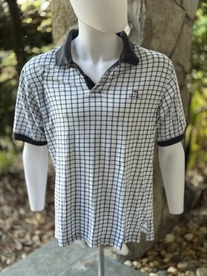 Polo de golf Arnold Palmer Charge grande a cuadros manga corta talla XL cuello descolorido para hombre Foto 1 de 4