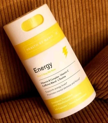 Health by Habit Suplemento Energético 60 Cápsulas - Mezcla Natural de Cafeína Vitamina... Foto 1 de 4