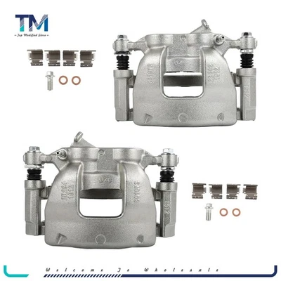 Пара суппортов переднего тормоза с кронштейном для 2015 - 2019 FORD TRANS-150 250 350 - Изображение 1 из 4