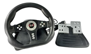 GameStop GS PlayStation 2 BB-031 Rueda de carreras con cable y pedales probados - Imagen 1 de 13