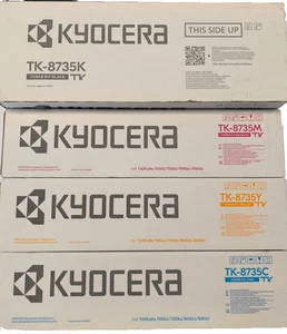 Kyocera Toner TK-8735 Set CYMK für TASKalfa 7052ci 7353ci 8052ci 8353ci NEU OVP - Bild 1 von 2