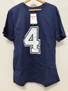 New Dallas Cowboys Nike Dri-Fit Dak Prescott #4 jersey t-shirt Adult Men's L - Picture 1 of 3