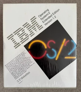 IBM OS/2 1.2 Extended Edition, Brand New, Sealed, BNIB - Rare and Collectible! - Picture 1 of 4