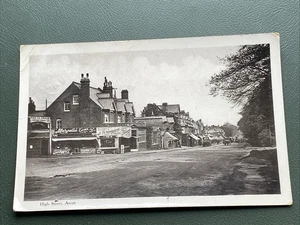 AK, High Street, Ascot, Street View, Marcella Zigarren, verschickt 1915 - Bild 1 von 6