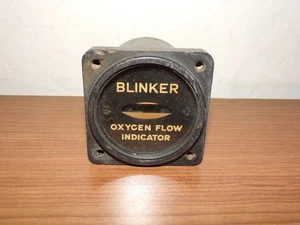 WW2 Aircraft Blinker Oxygen Flow Indicator Gauge Delco Radio Div 1506523 - Picture 1 of 3
