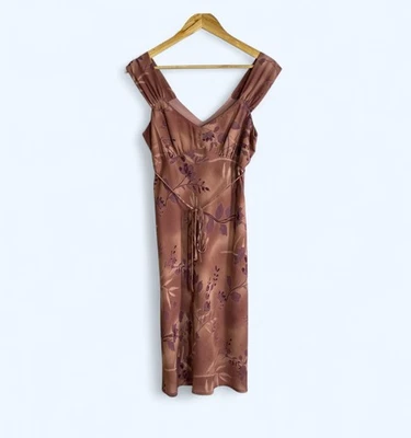 Vestido JONATHAN MARTIN Elegante Rosa Silenciado Hasta la Rodilla Reino Unido Talla 6/8 EE. UU. 2/4 Foto 1 de 4