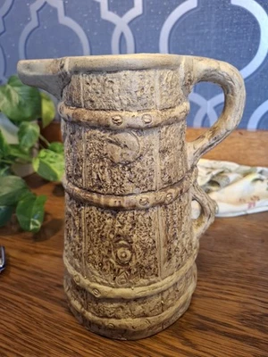Moira Hillstonia Jug Stoneware Pottery Double Handed Jug Pitcher Vintage English - Image 1 of 4