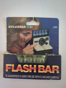 Sylvania Blue Dot Flash Bar for Polaroid Vintage 10 Flashes for Camera New - Picture 1 of 4