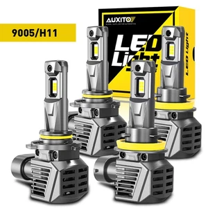 4PCS 9005+H11 LED Headlight Combo Hi&Low Beam Bulbs Kit Super White Bright Lamps - Imagen 1 de 15