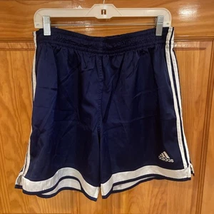 Navy & White Adidas Clima-Lite Basketball Casual Shorts Size L clima365 - Picture 1 of 7