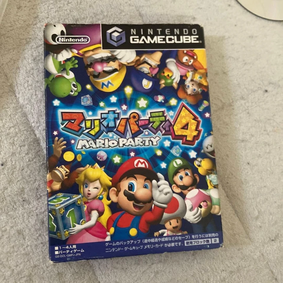 Mario Party 4 GameCube 2002 Region Locked Used Tested Japanese ver with Case - Image 1 of 1