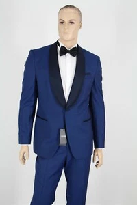 HUGO BOSS Smoking, Mod. Herwyn/Gewon, Gr. 54 / US 44R, Slim Fit, Medium Blue - Bild 1 von 12