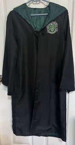 Slytherin Robe Wizard Costume with Wand, Scarf & Tie Small (Adult Teens Kids) - Picture 1 of 17
