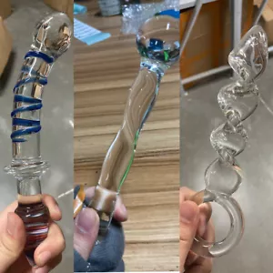 Kristallglas G-Punkt Dildo Wand Anal Butt Plug Vaginal Massager Sex Spielzeug - Bild 1 von 110