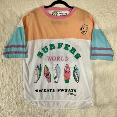 1987 Bi Chego Sweats Spirit Natación Mujer Camisa de Encubrimiento Talla Única De Colección Foto 1 de 4