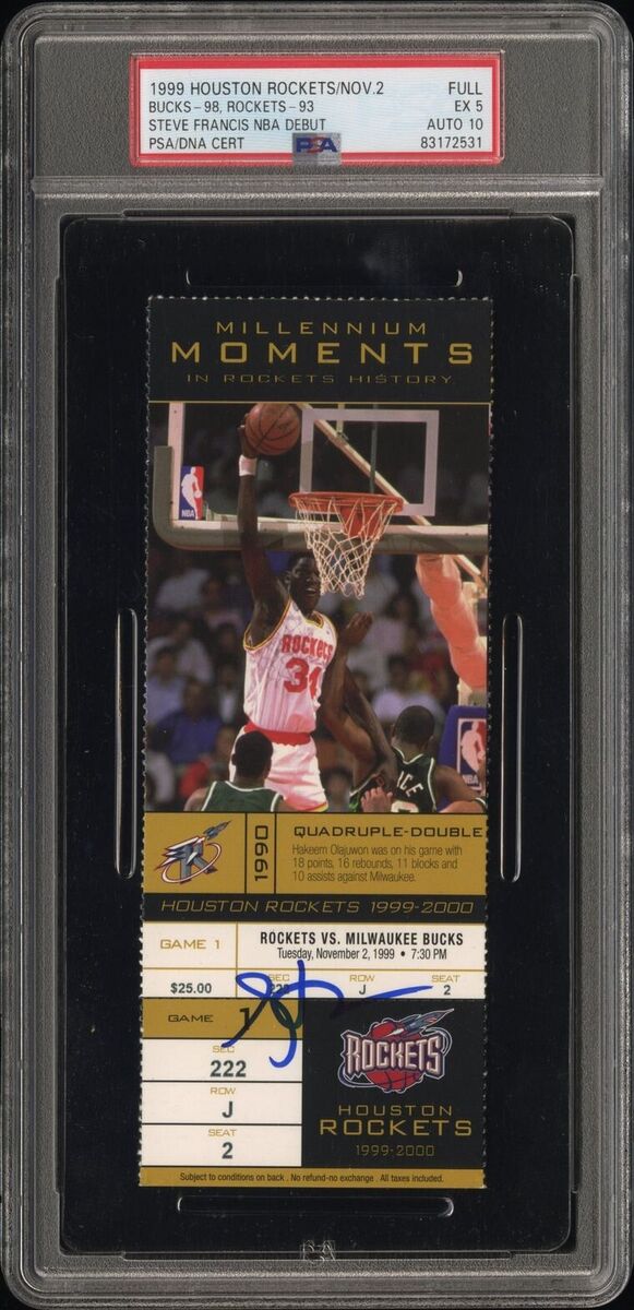 Houston Rockets Basketball Vintage Sports Ticket Stubs for Houston Rockets Basketball Vintage Sports Ticket Stubs for