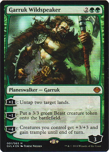 MTG Magic - Garruk Wildspeaker - Duel Decks: Anthology - Foil Near Mint - Image 1 of 1