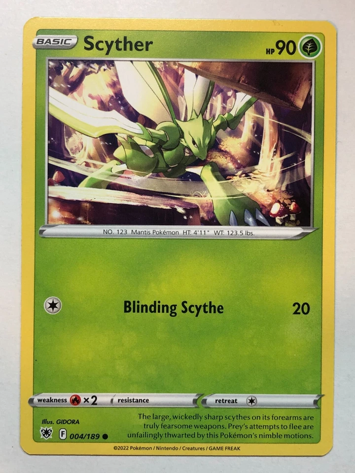Pokemon Astral Radiance Scyther 4/189 NM/M  - Image 1 of 1