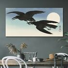 Painting Asian Animal Bird Crows Sky Canvas Print 120x60 Ohara Koson Wall Art