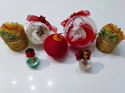 Palla di Natale decorazione Albero Sfere Riciclo Creativo Vetro E Plastica Varie - Immagine 1 di 3