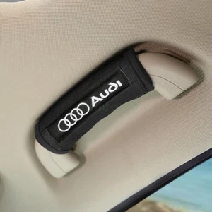 2Pcs Car Interior Roof Handle Plush Protective Cover For Audi Accessories - Picture 1 of 7