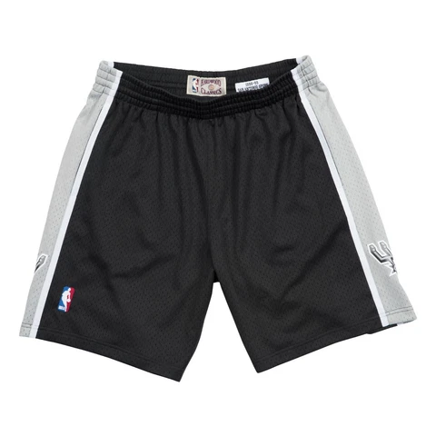 San Antonio Spurs 1998-99 NBA Mitchell & Ness Authentic Swingman Shorts - Black Cover
