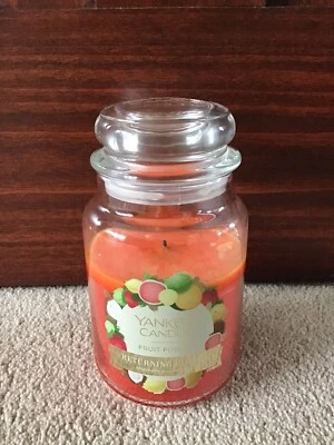 Yankee Candle FRUIT FUSION Returning Classic Large 22 Oz. Candle Partially Used - Image 1 of 4