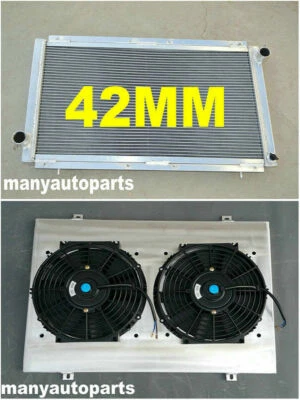 Radiator+Shroud+Fans For Subaru Impreza WRX STI RS GC8 GF8 EJ20 2.0L Turbo 92-00 - Imagem 1 de 4