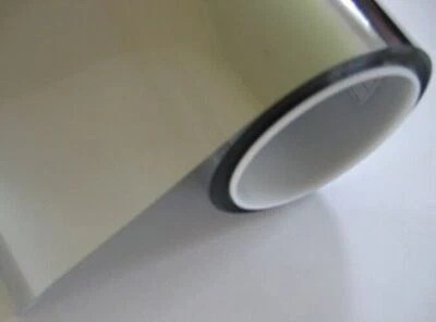 REFLECTIVE 10% DARK SILVER CHROME MIRROR TINT FILM! 24"X15 FEET VERY SHINY DIY - Image 1 of 4