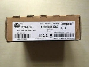 Free Tax 1769-IQ16 /A New Factory Sealed CompactLogix 16 Pt 24VDC D/I Module 1pc - Picture 1 of 1