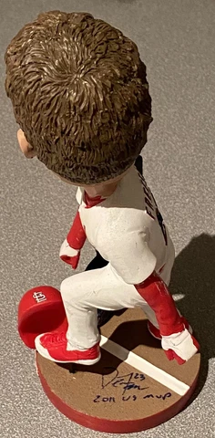 St Louis Cardinals SGA David Freese SIGNED MVP BOBBLEHEAD 2011 WORLD SERIES JSA Cover
