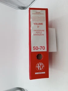 Manual de Taller Alfa Romeo 166 Volumen N 3 Instrucciones para Reparación 1998 - Imagen 1 de 24