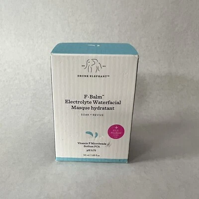 Drunk Elephant F Balm Electrolyte Waterfacial Full Size 1.69 Fl Oz Exp 12/24 - Image 1 of 4
