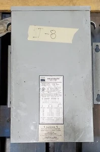 HEVI DUTY #HS14F10BS 1 Phase 190/220/380/440 (HV) 110/220 (LV) 10 kVA - Picture 1 of 3