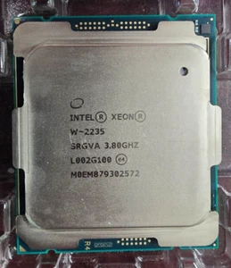 (1) INTEL XEON W-2235 SRGVA 3.8GHz 8.25MB LGA2066, Tested Working *See Details* - Picture 1 of 6