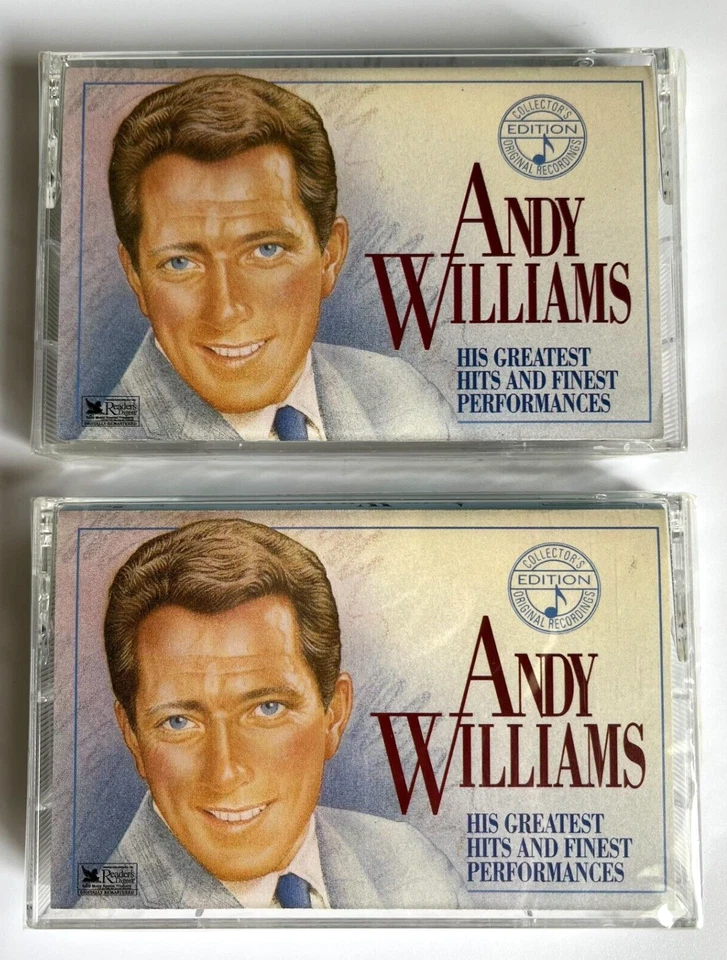Andy Williams Collector's Edition Tape 1 and 2 Audiocassettes Box Set of 2 New - Image 1 of 4