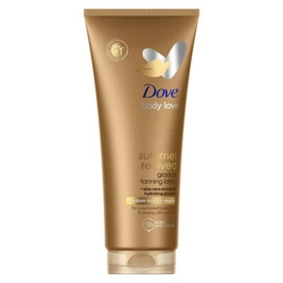 Dove Dermaspa Summer Revived Medium-Dark Body Lotion - 200ml - Image 1 of 3