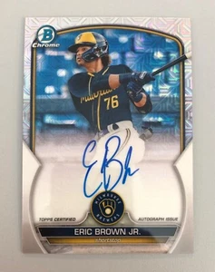 Eric Brown, Jr. 2023 Bowman Chrome Mega Box Autographs #BMAEB - Picture 1 of 3