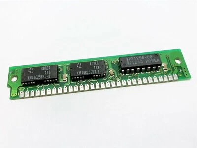 One (1) 30-pin SIMM RAM 256 Kbyte 80ns (WCM-30S-256K-015-80) - Image 1 of 4