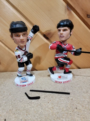 Brandon Saad & Brian Bickell Rockford Icehogs Chicago Blackhawks Bobblehead Lot Cover