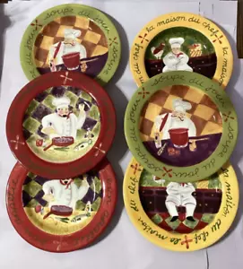 CERTIFIED INTERNATIONAL JENNIFER BRINLEY 8.5” DESSERT SALAD PLATE SET / LOT (6) - Picture 1 of 7