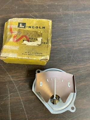 Lincoln Mark Continental 1959 amperímetro amplificador medidor de batería Ford 720 como nuevo Foto 1 de 2