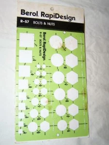 Berol Rapidesign Template - Tool Design - R-81 New in Factory Sealed Package - Picture 1 of 1