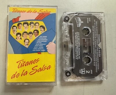 Various - Titanes De La Salsa  (Cass, Comp) 1990  H4F 42383 - Image 1 of 3